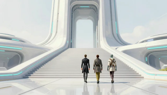 Stairway, high-tech